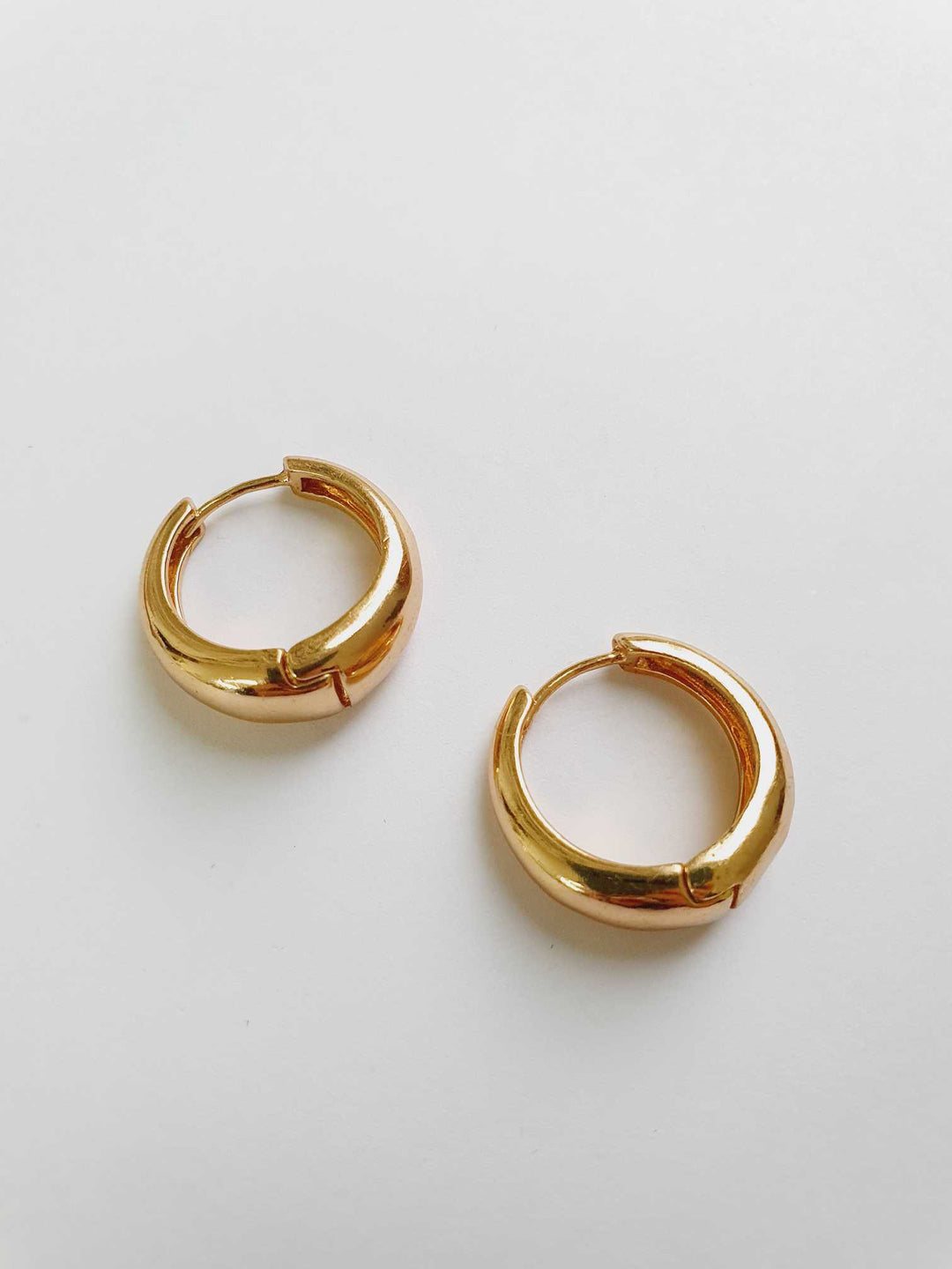 Vintage Gold Toned Hoops