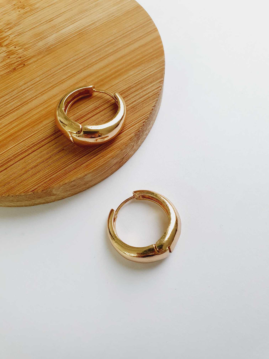 Vintage Gold Toned Hoops