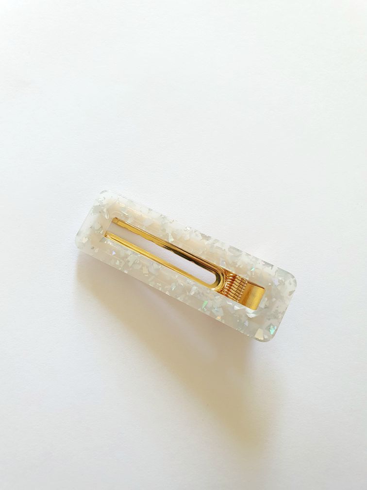 Opal Resin Hair Clip