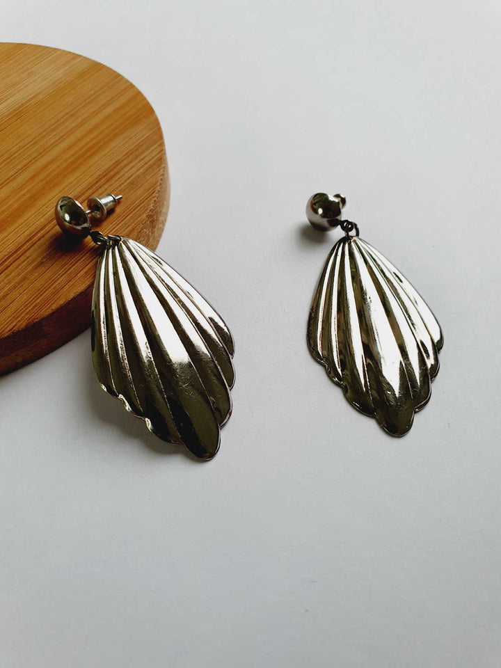Vintage Silver Toned Statement Earrings