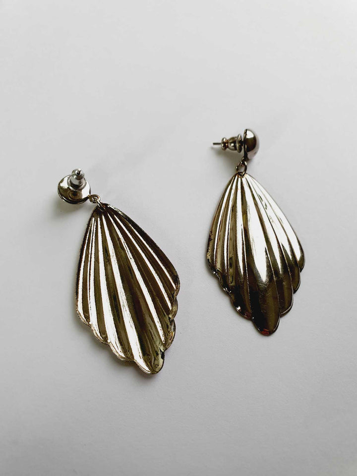 Vintage Silver Toned Statement Earrings