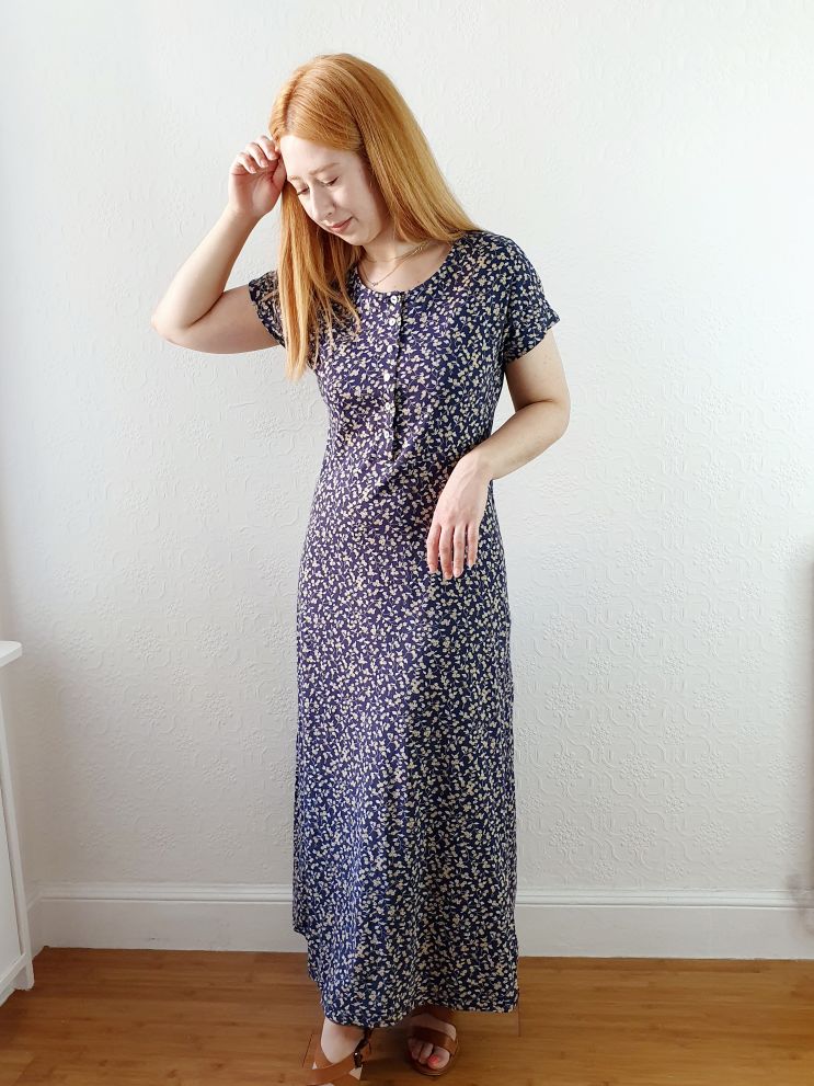 Vintage 90s Floral Ditsy Laura Ashley Dress - S/M TORN vintage Vintage 90s Floral Ditsy Laura Ashley Dress - S/M TORN vintage