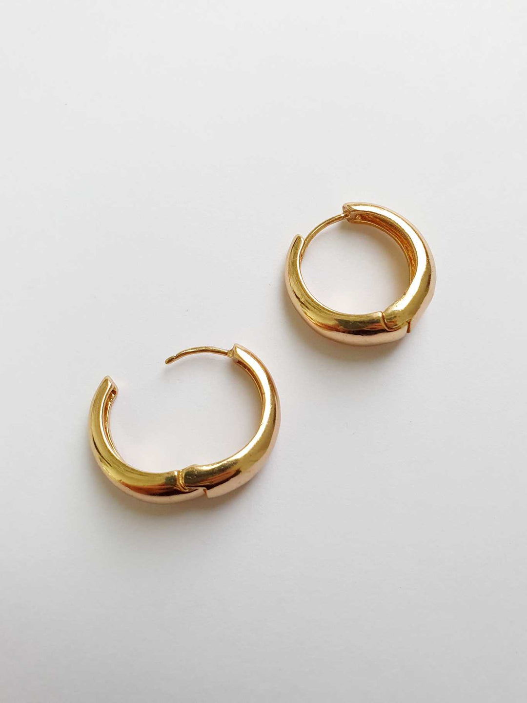 Vintage Gold Toned Hoops