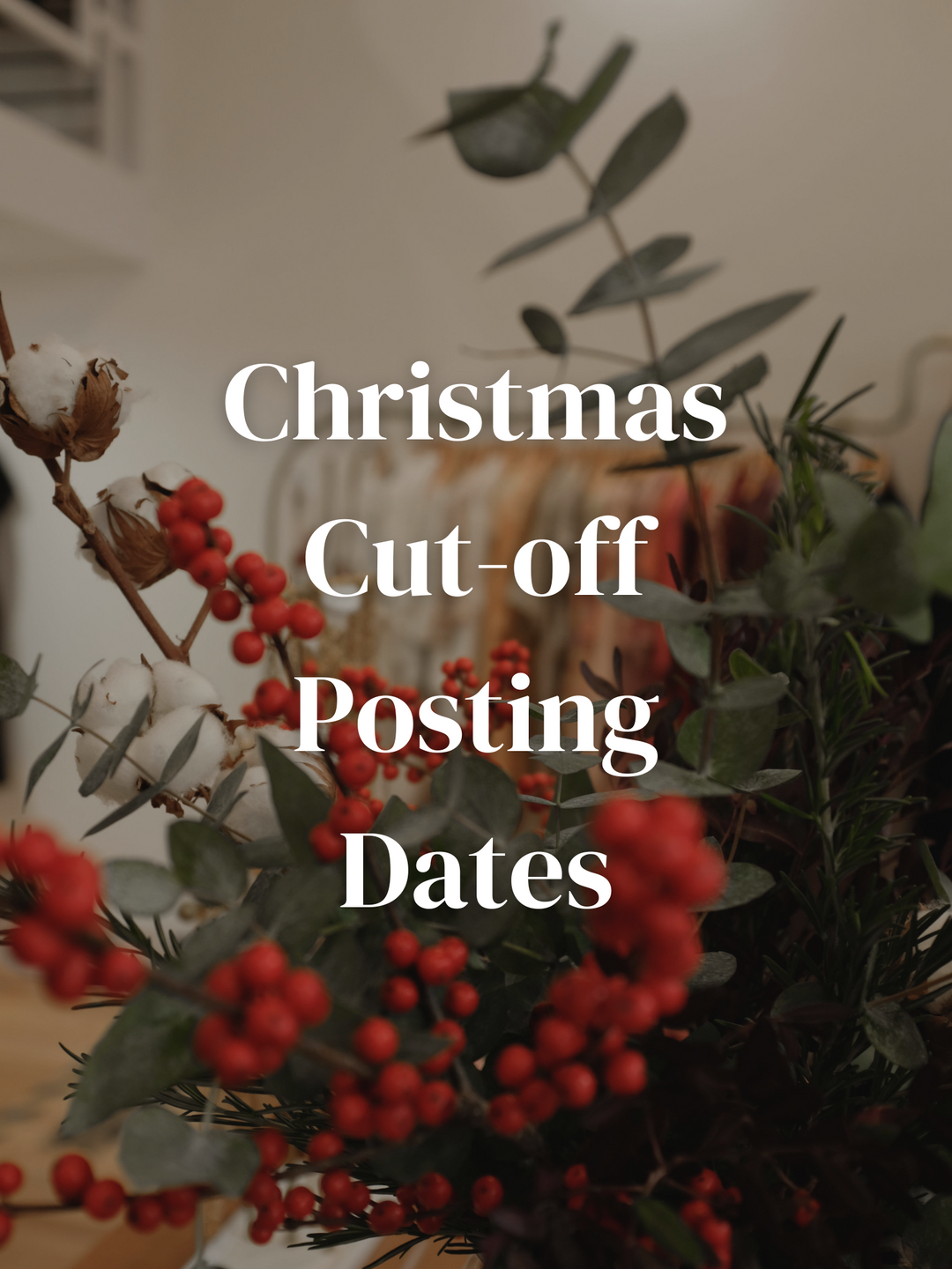 Christmas 2024 Shipping Cut-off Dates