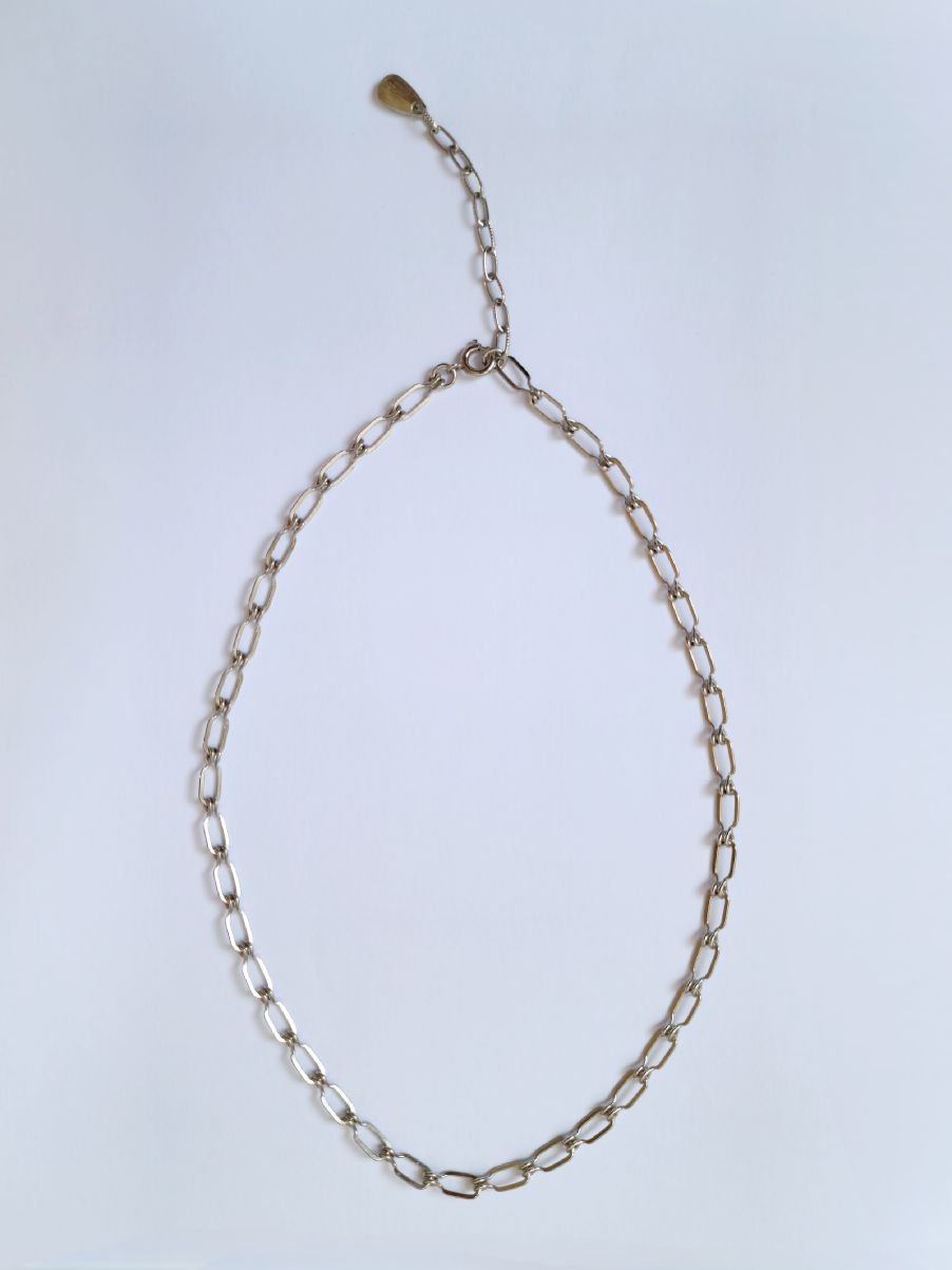 Vintage Silver Plated Chain Layering Set