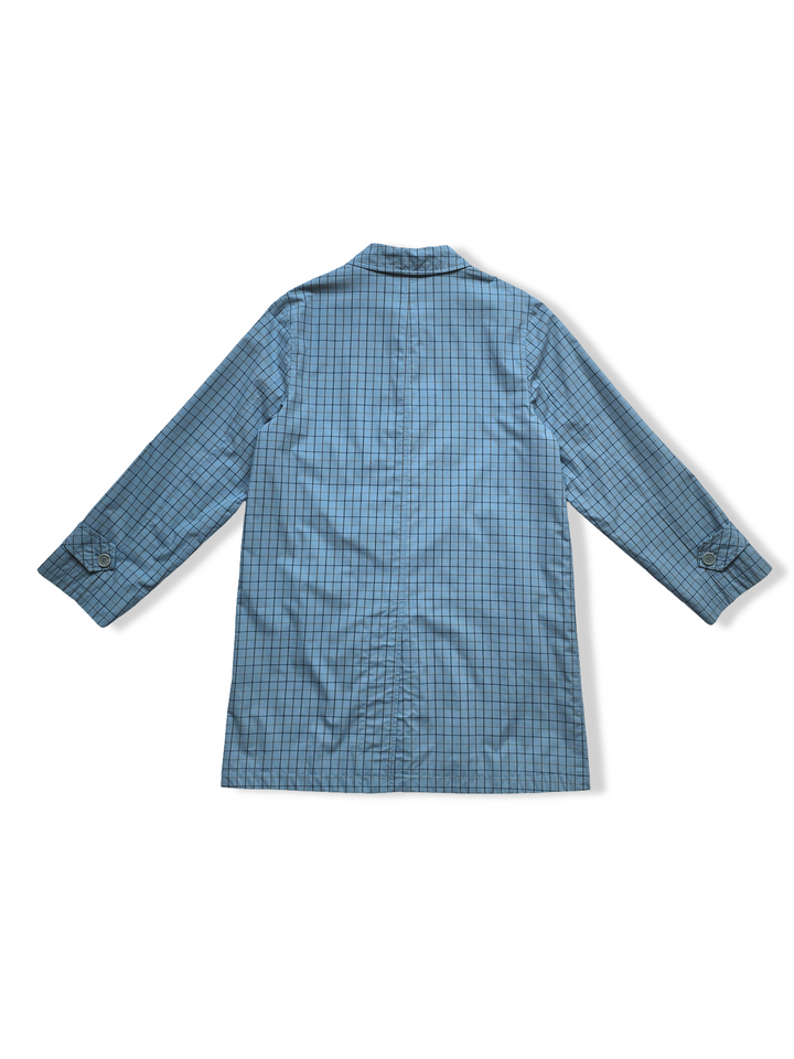 Vintage Dannimac Blue Checked Raincoat - S