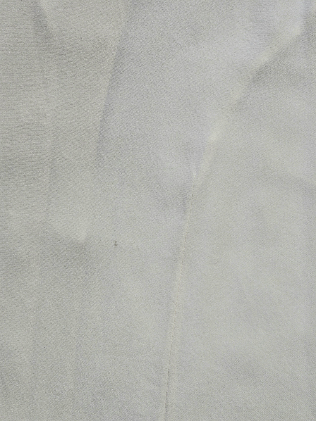 Vintage Button Up Cream Silk Blouse - XL
