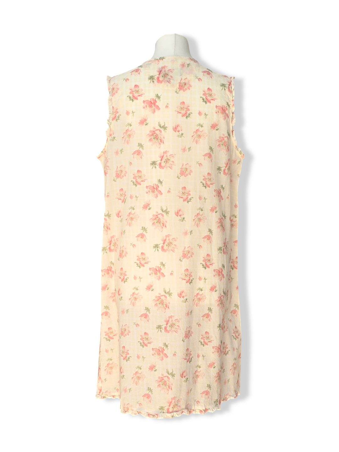 Vintage Ralph Lauren Floral Print Cotton Midi Dress - M