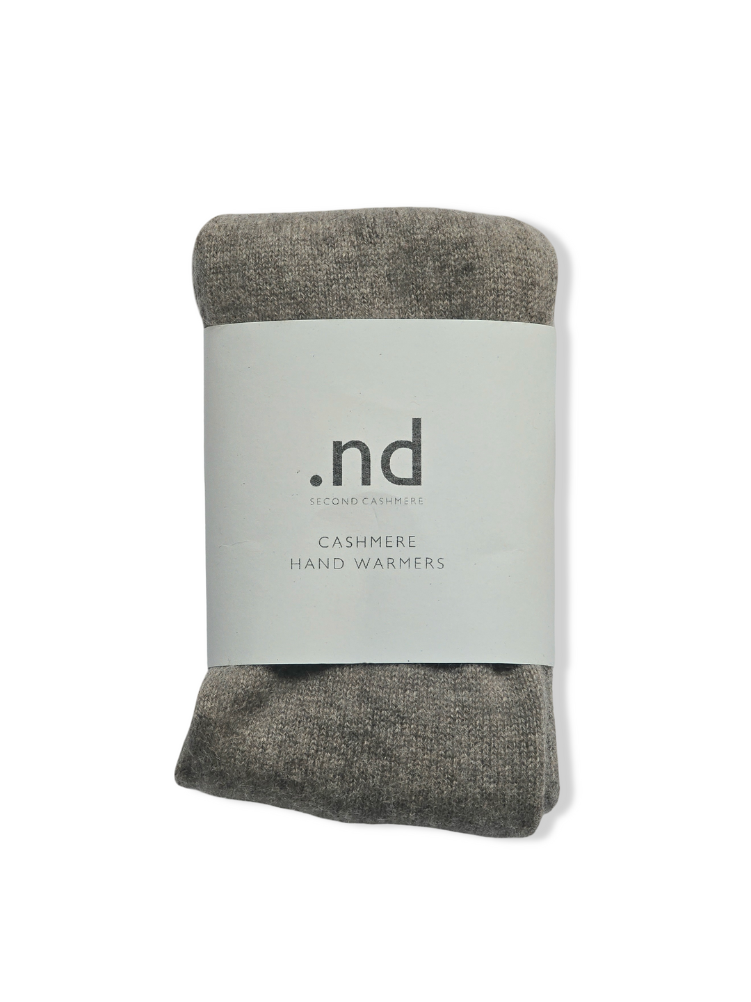 Reworked Cashmere Fingerless Gloves - Dark Beige