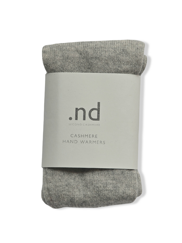 Reworked Cashmere Fingerless Gloves - Grey