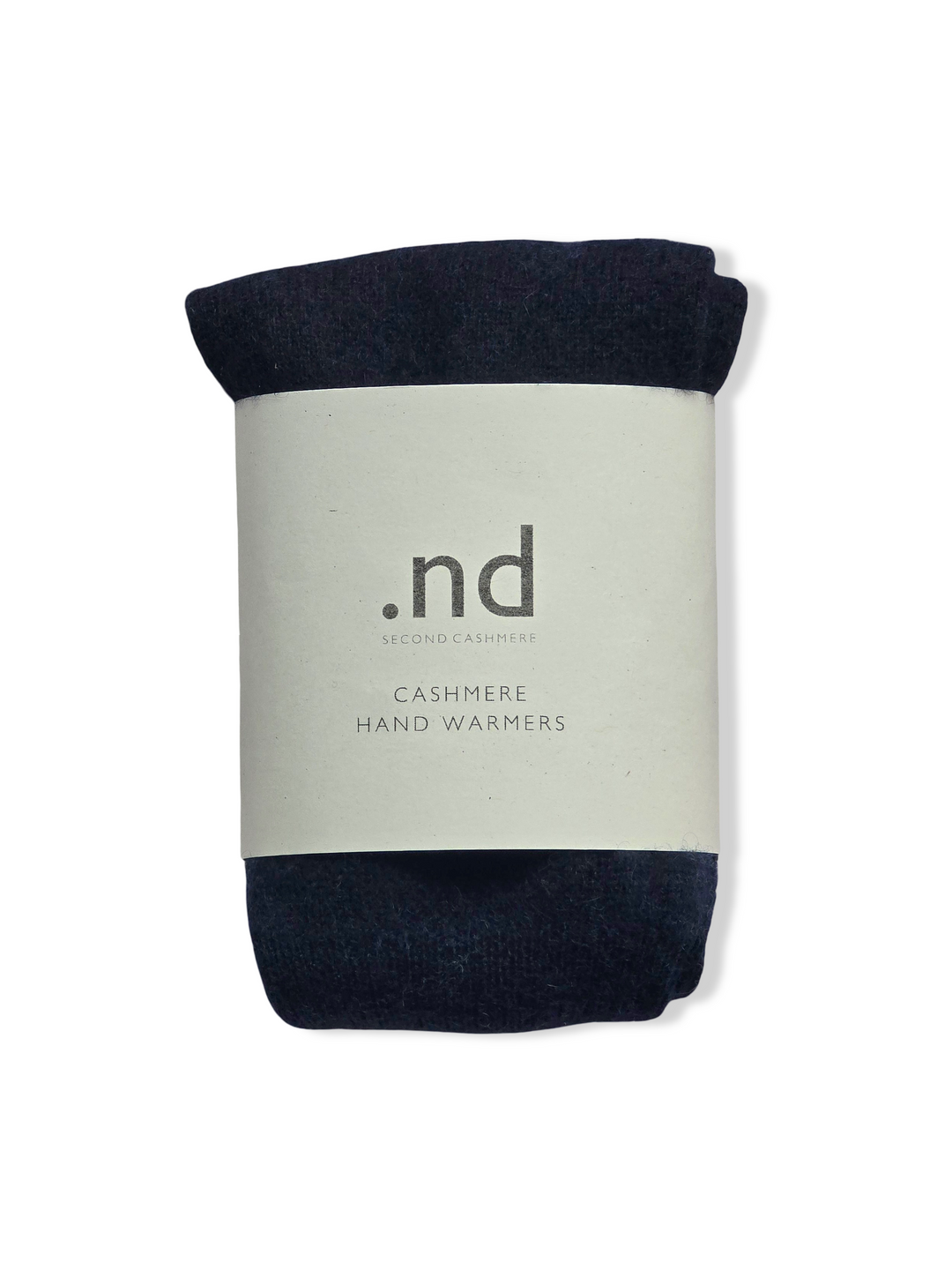 Reworked Cashmere Fingerless Gloves - Navy