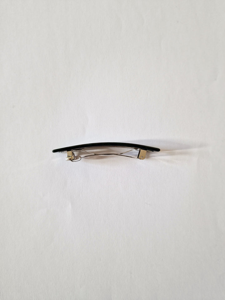 Deadstock Green Barrette Style Hair Clip