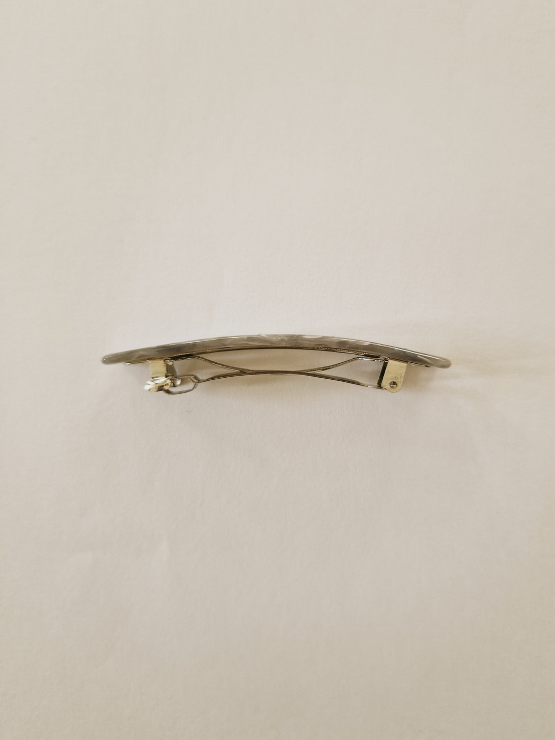 Deadstock Grey Barrette Style Hair Clip