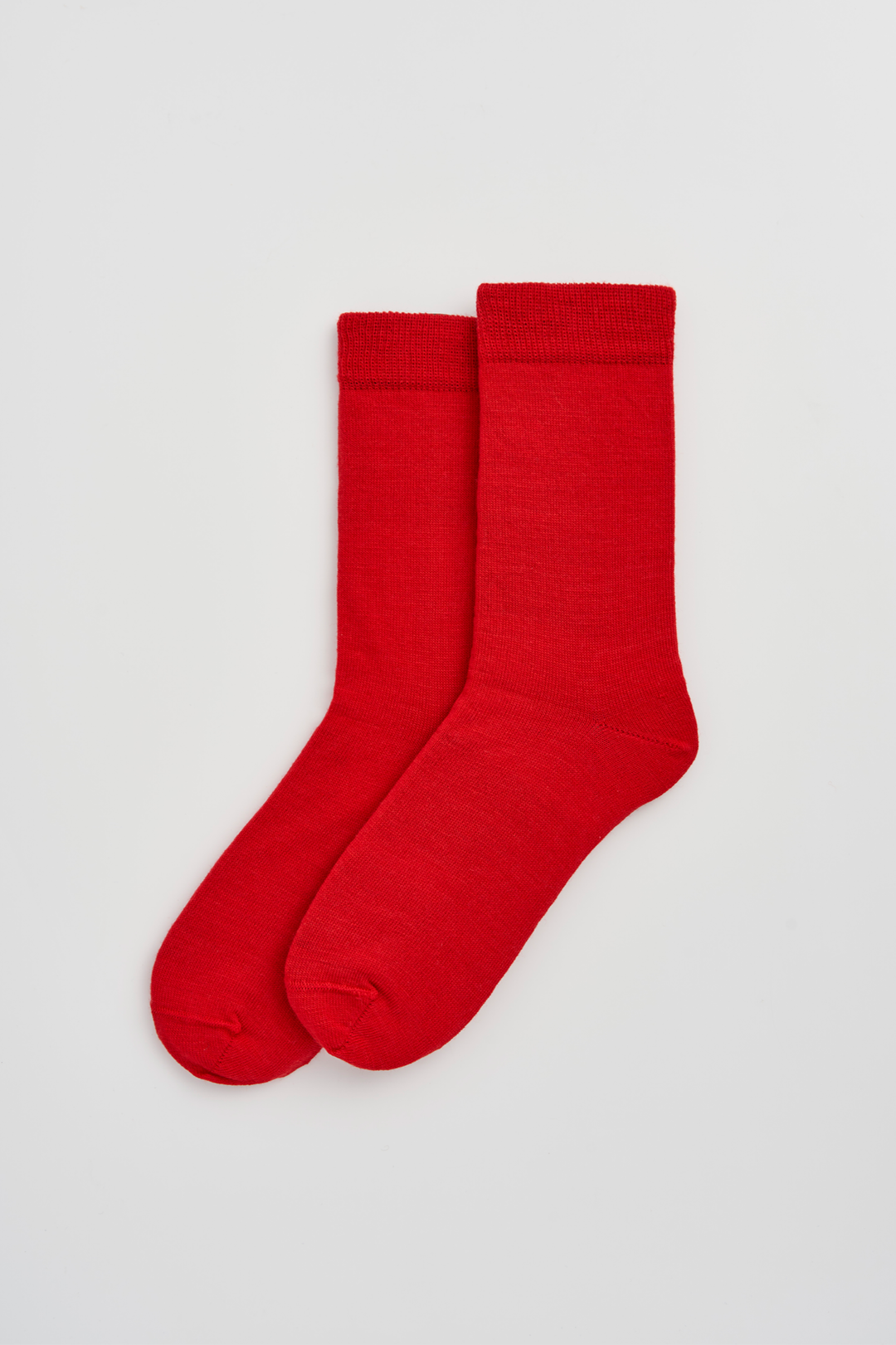 Postbox Red Merino Socks: Postbox Red / Small (UK 4-7)