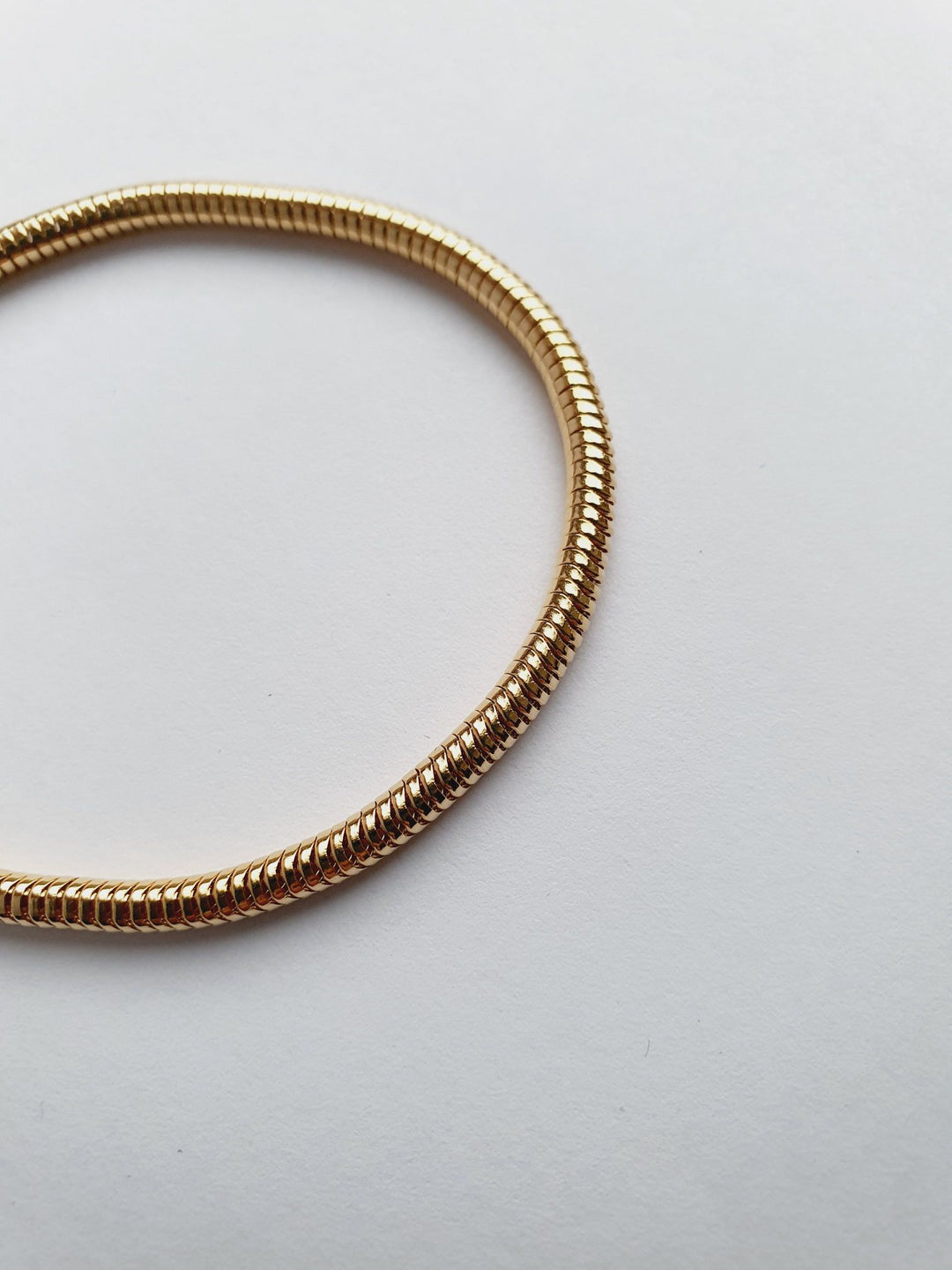 Vintage Gold Plated Round Chain Bracelet