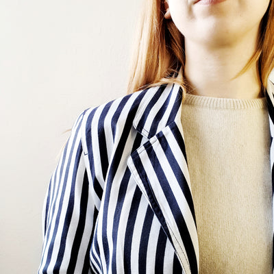 Vintage Mondi Striped Jacket - S