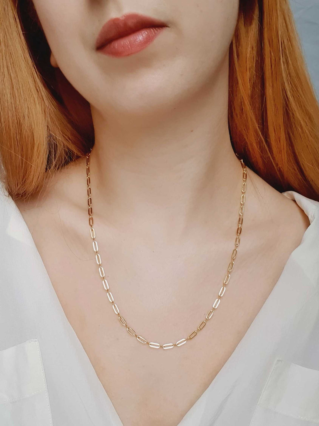 Vintage Gold Plated Chain Layering Set Three