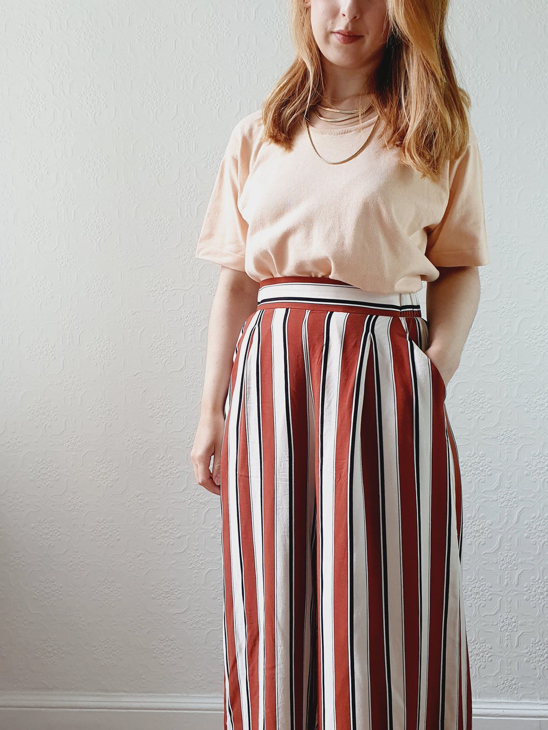 Striped Culottes - S