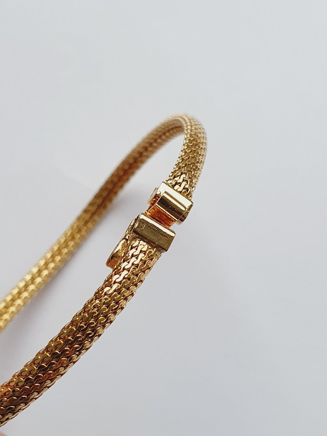 Vintage Gold Plated Mesh Bracelet