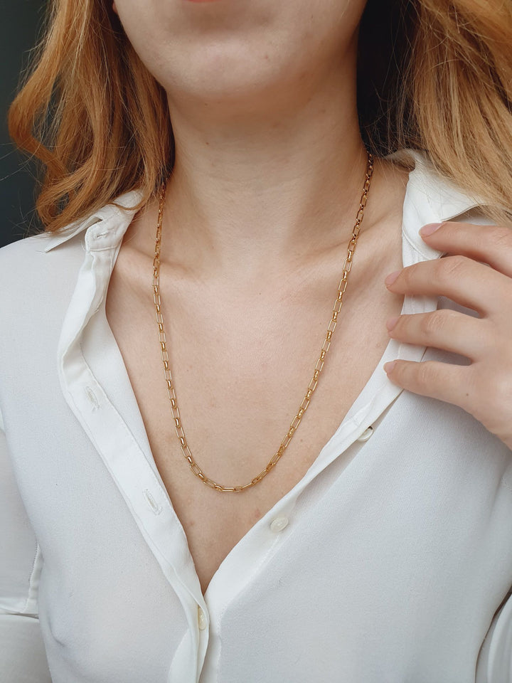 Vintage Gold Plated Chain Layering Set