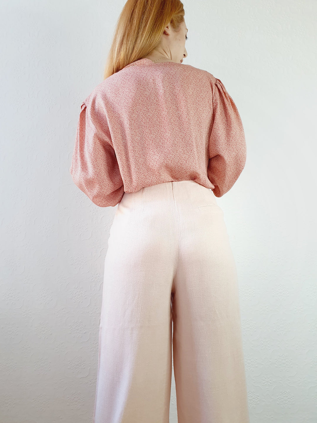 Light Pink Wide Leg Culottes - M/L