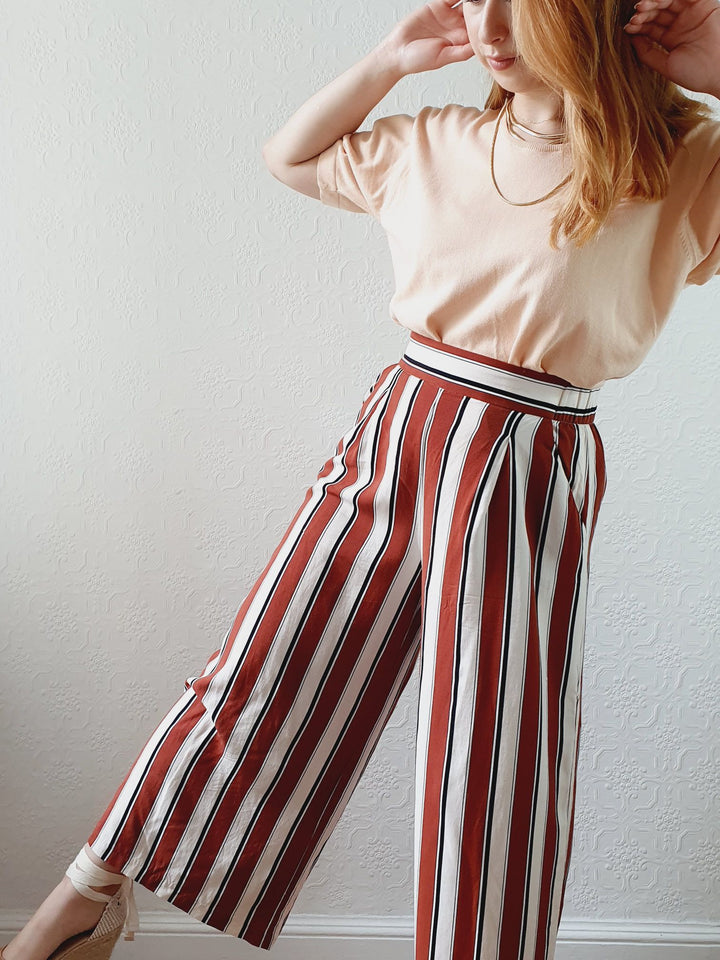 Striped Culottes - S