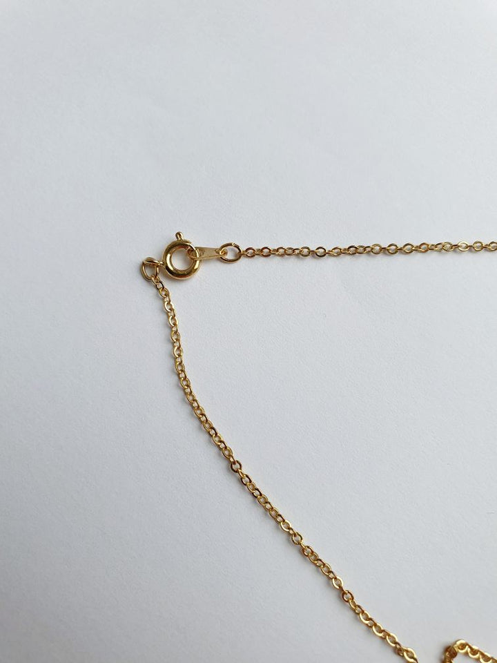 Vintage Gold Plated Dainty Cable Chain Necklace