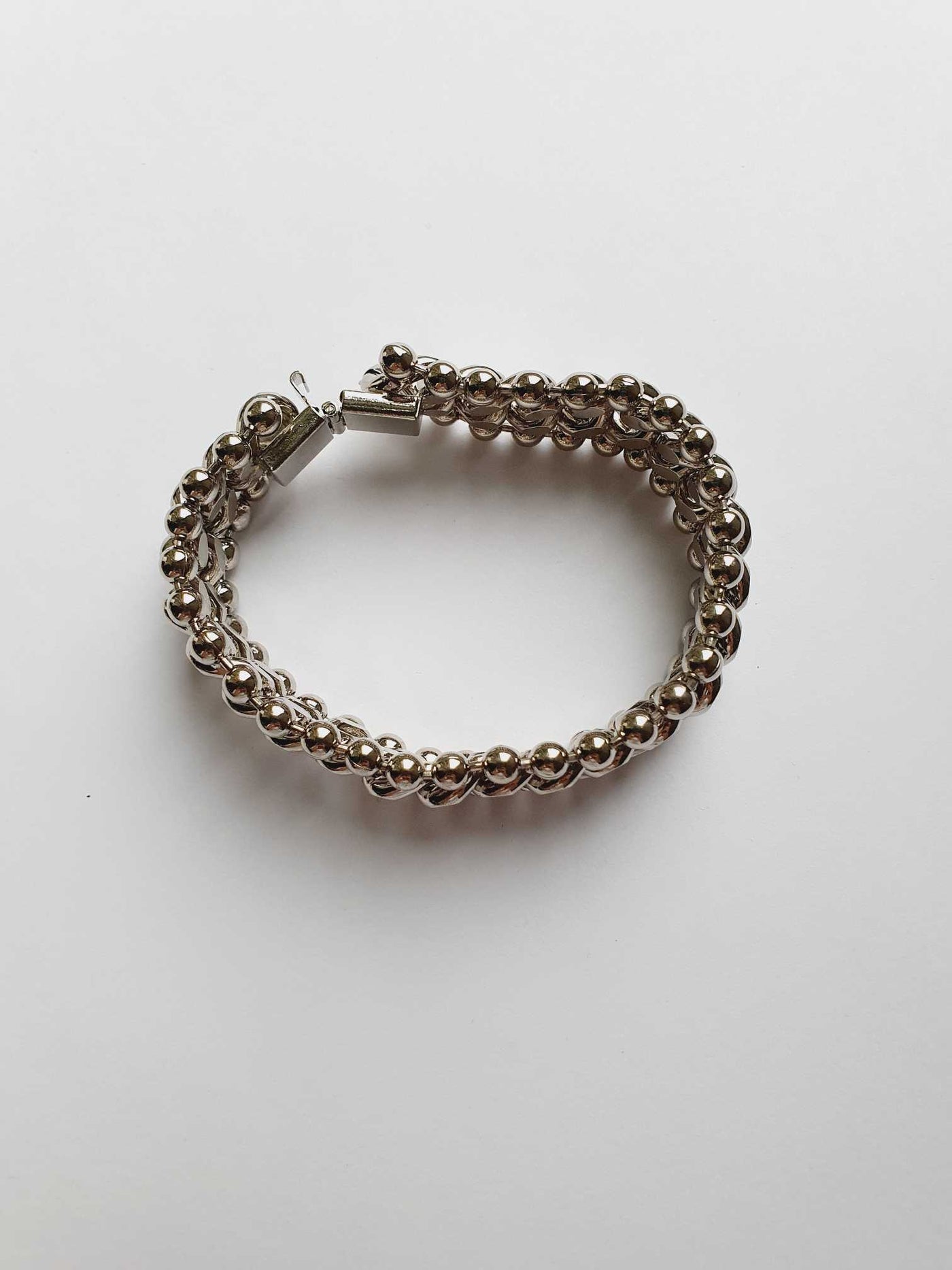 Vintage Silver Chunky Chain Bracelet