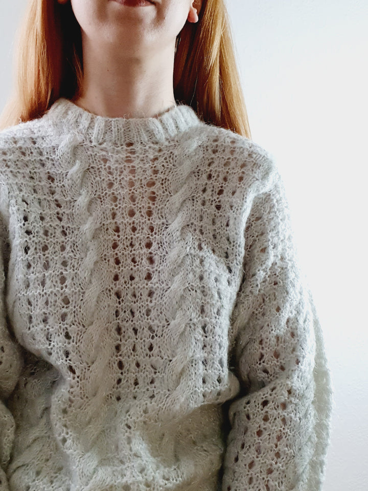 Vintage Hand Knitted Jumper - S/M