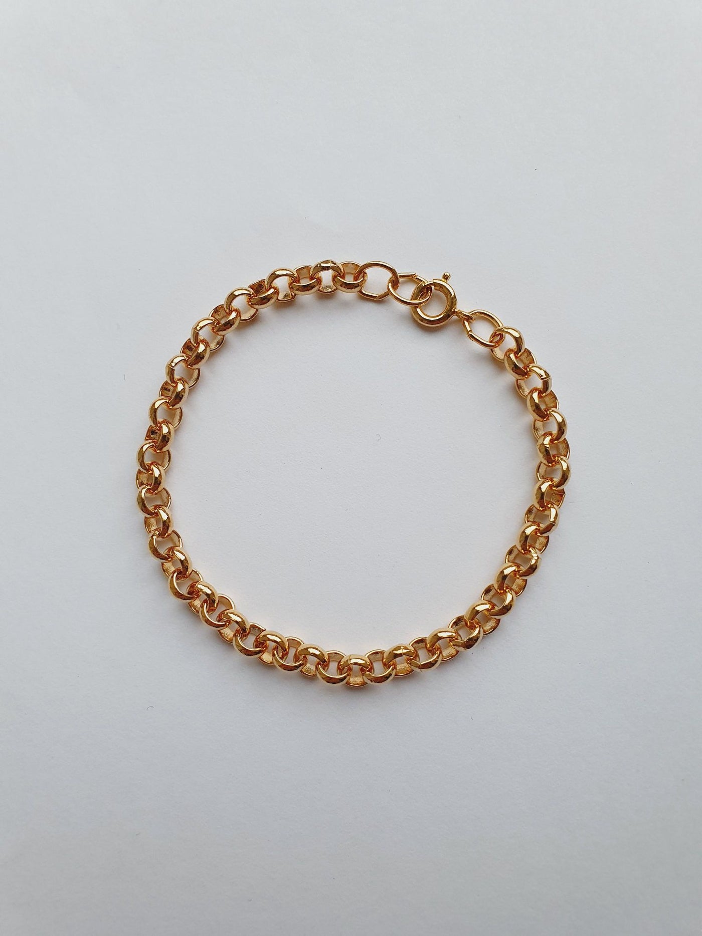 Vintage Gold Plated Rolo Bracelet
