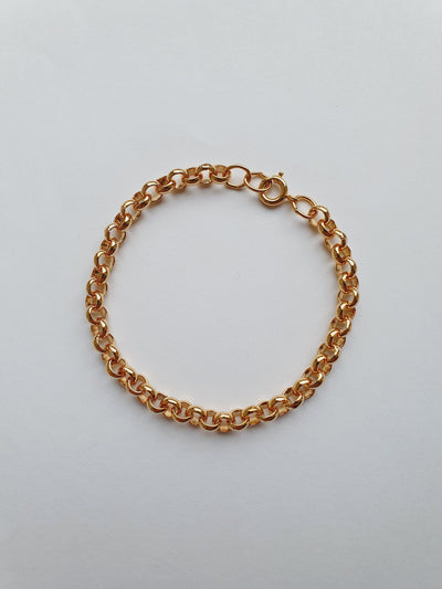 Vintage Gold Plated Rolo Bracelet