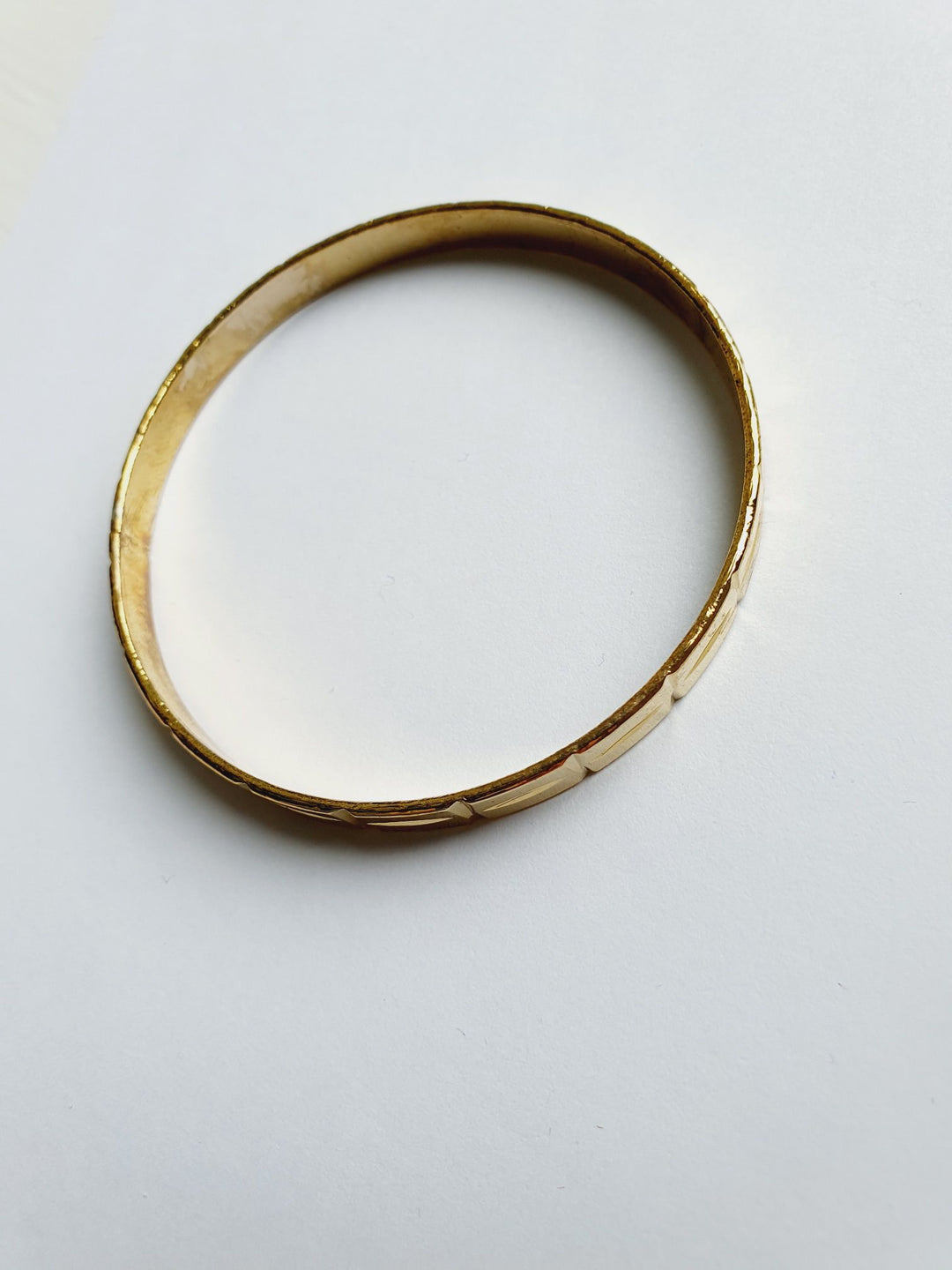 Vintage Gold Toned Bangle Bracelet