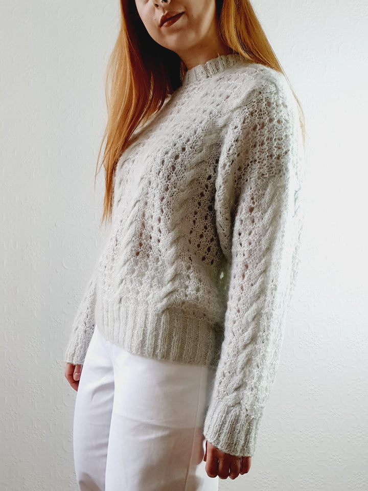 Vintage Hand Knitted Jumper - S/M