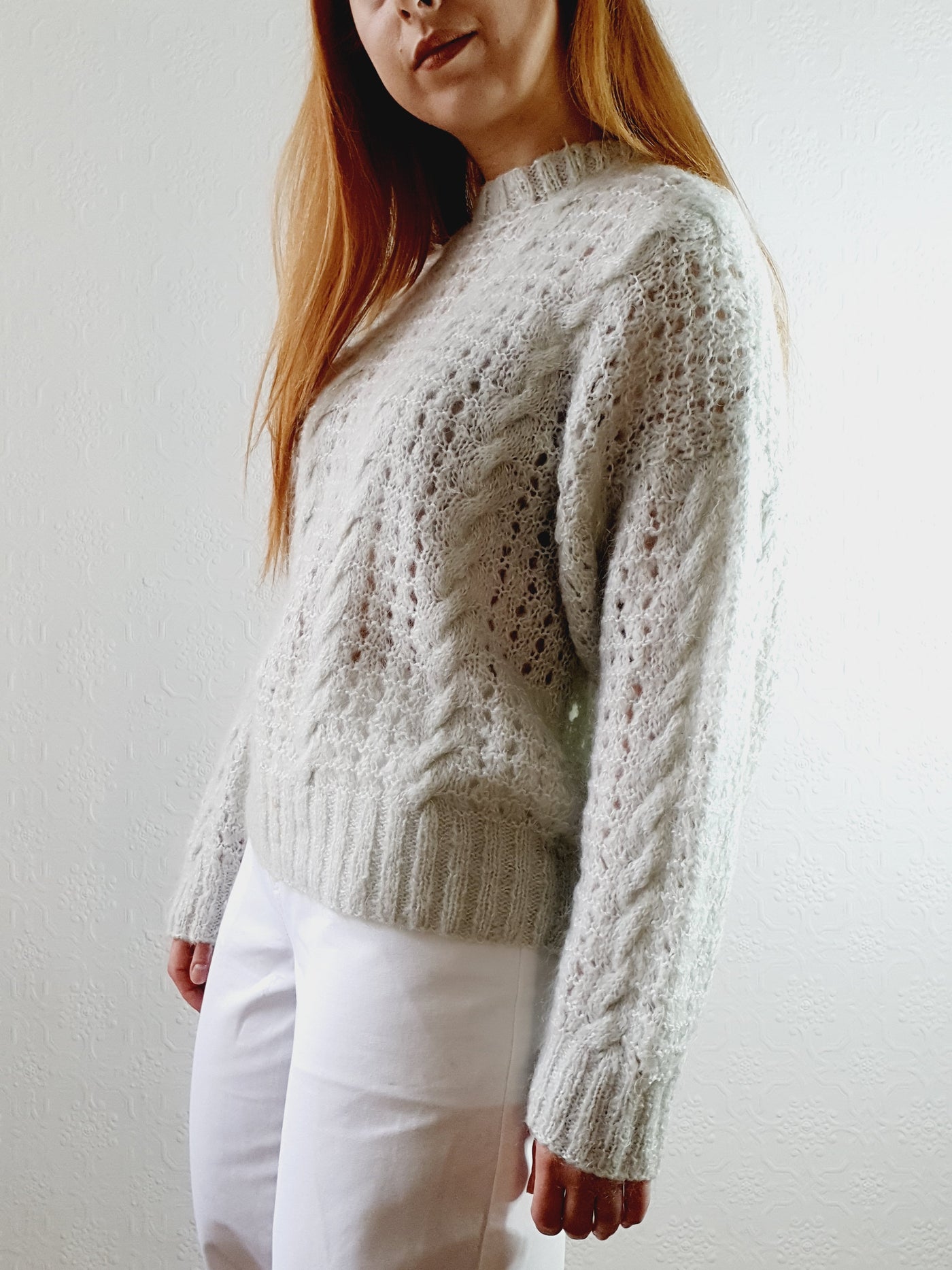 Vintage Hand Knitted Jumper - S/M