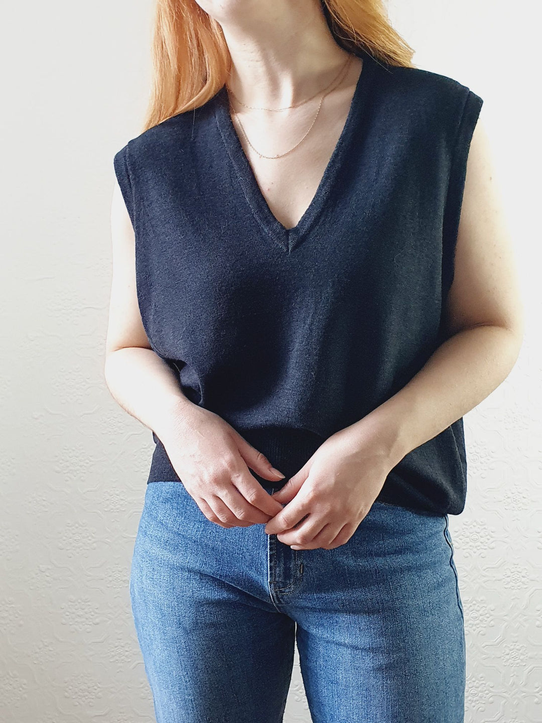 Vintage Merino Wool Vest - M/L