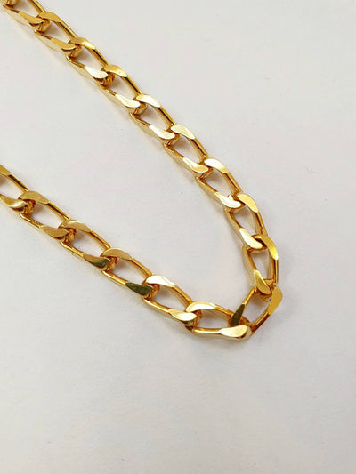 Vintage Gold Plated Chain Necklace