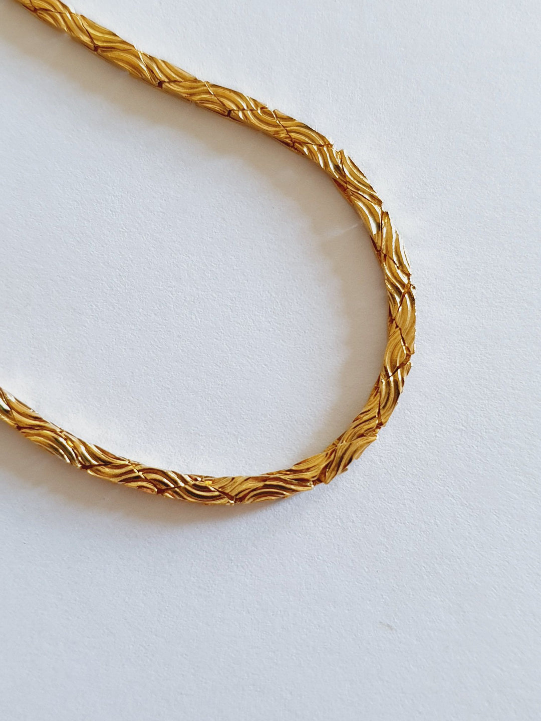 Vintage Gold Plated Chain Necklace
