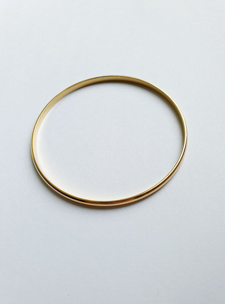 Vintage Gold Plated Thin Bangle Bracelet