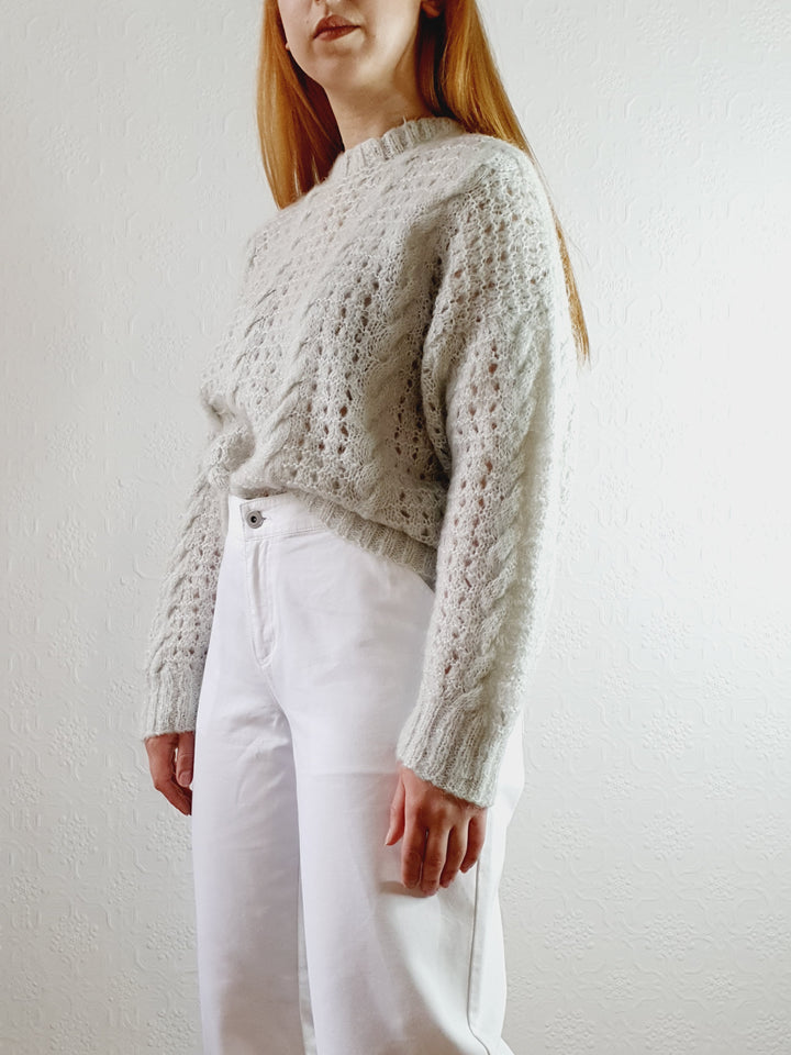 Vintage Hand Knitted Jumper - S/M