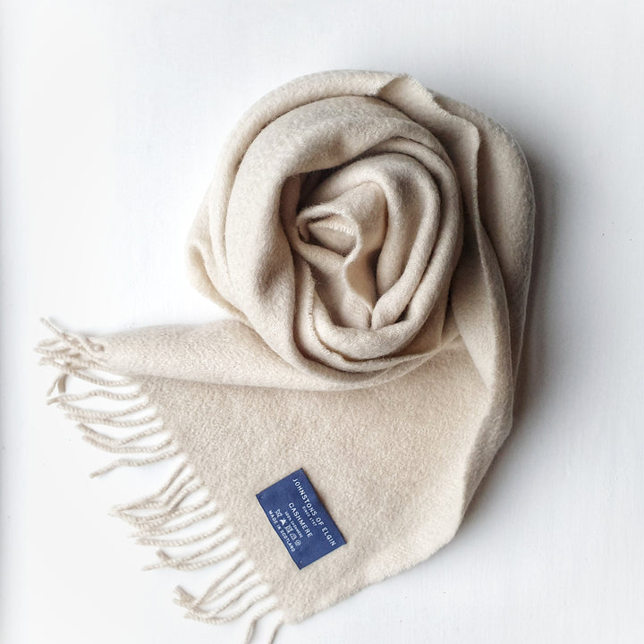 Cream Cashmere Scarf