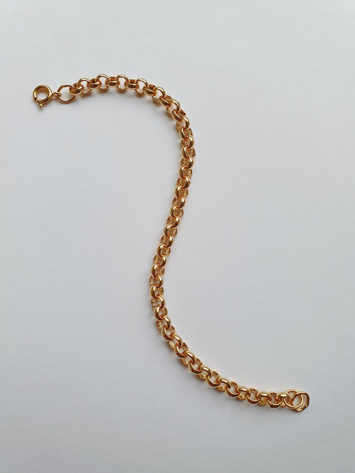 Vintage Gold Plated Rolo Bracelet