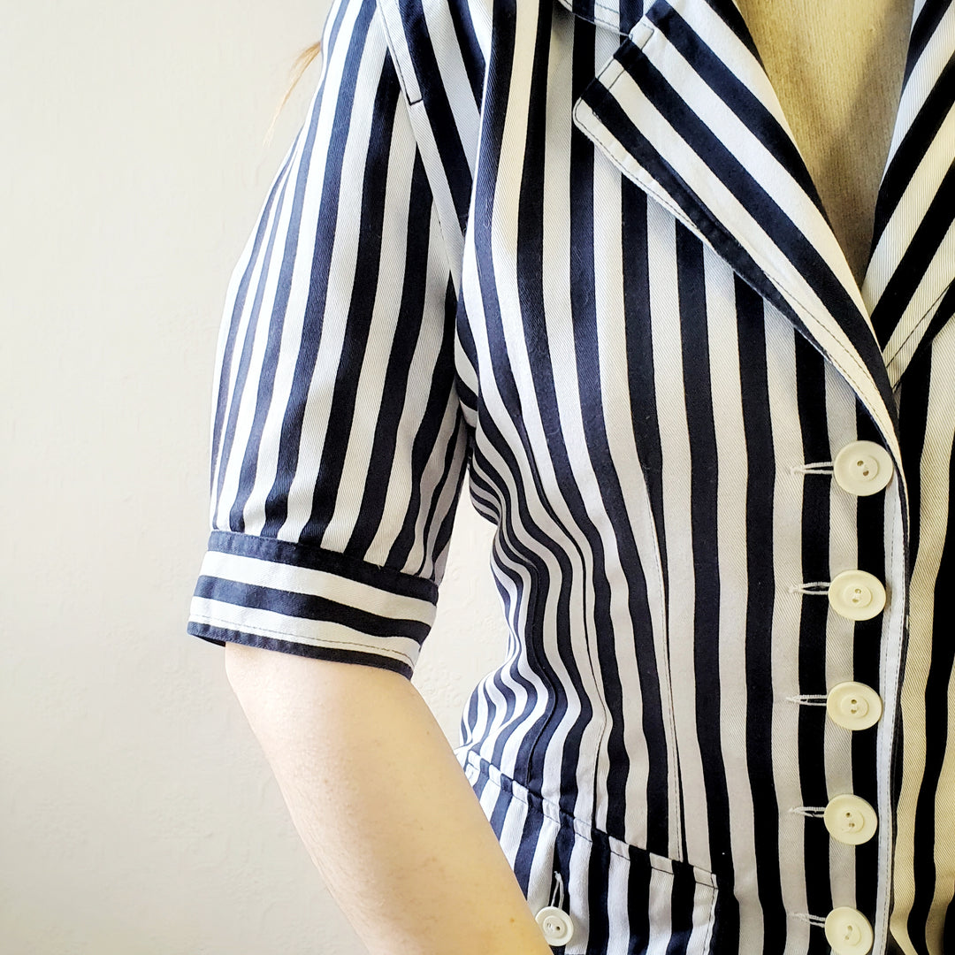 Vintage Mondi Striped Jacket - S