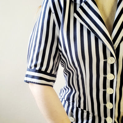 Vintage Mondi Striped Jacket - S