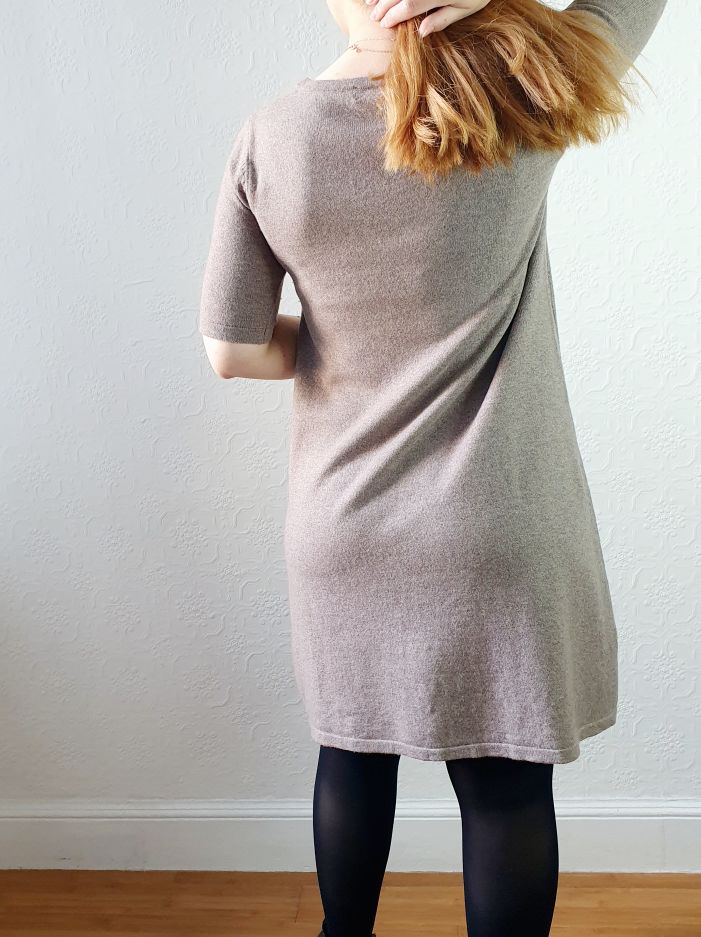 Taupe Knitted Dress - XS/S