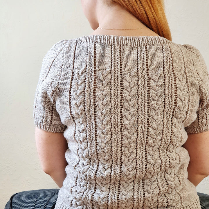 Cable Knit 70s Jumper - S