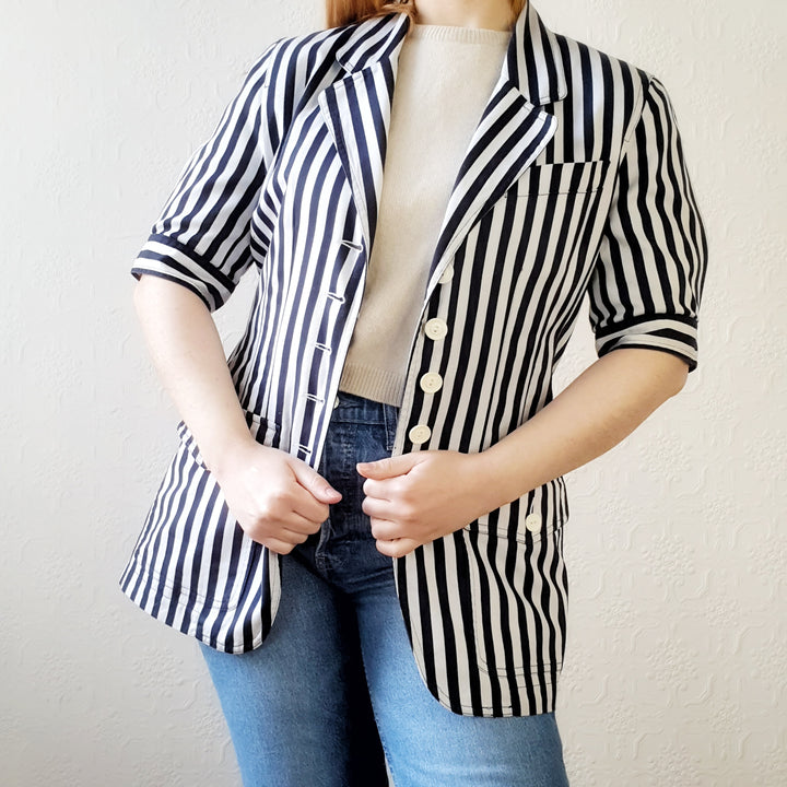 Vintage Mondi Striped Jacket - S