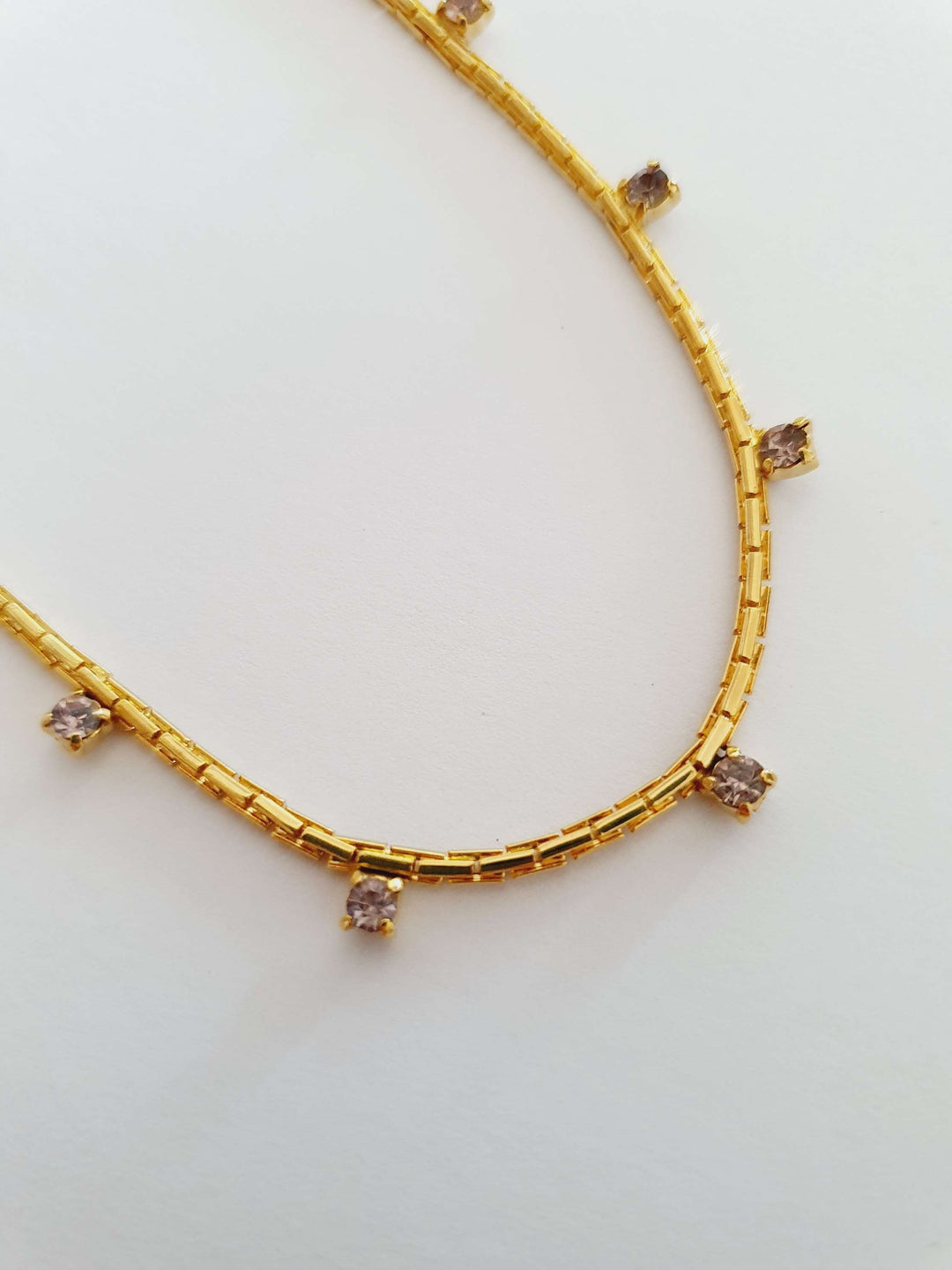 Vintage Gold Plated Chain Necklace