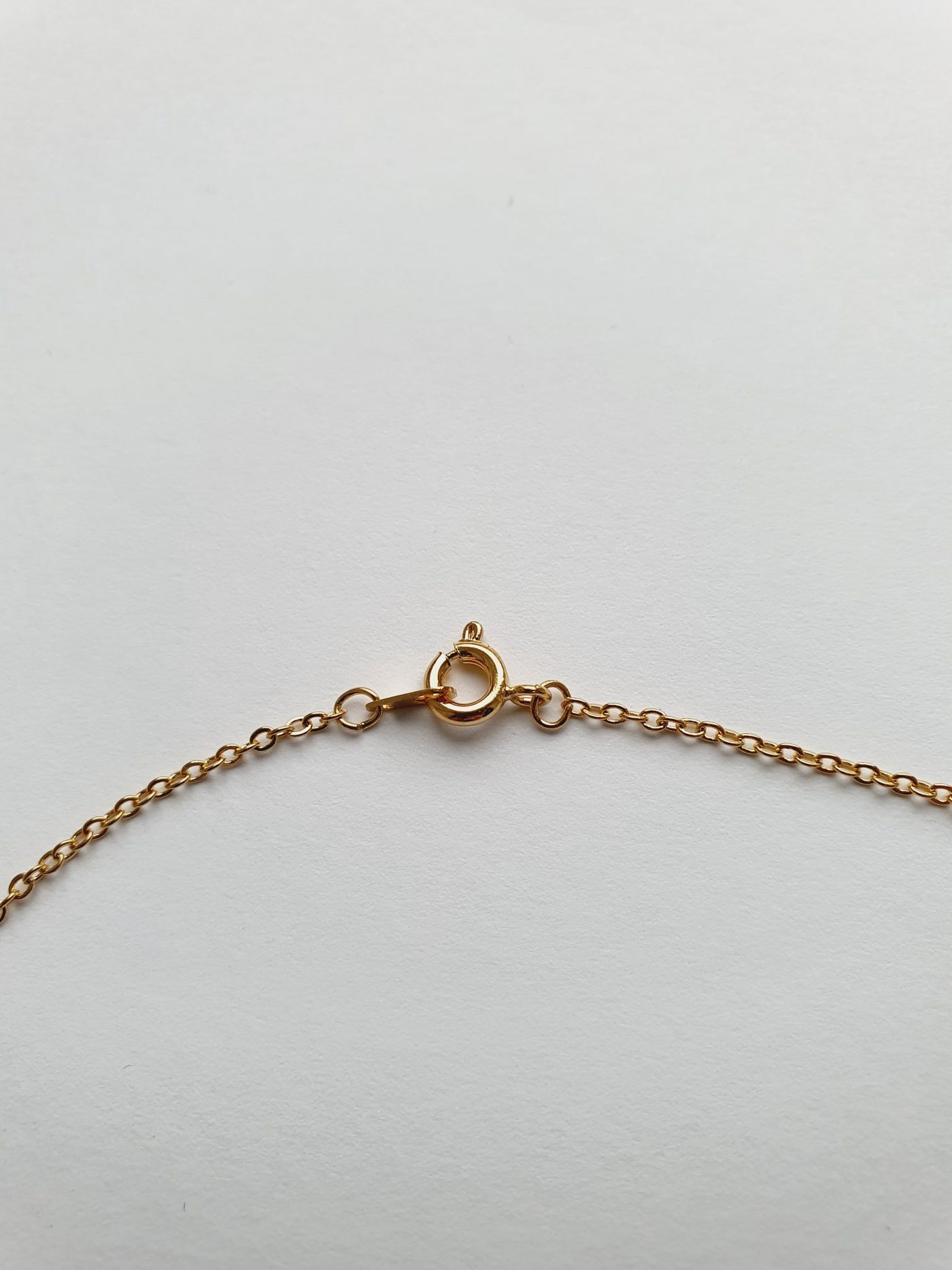 Vintage Gold Plated Dainty Cable Chain Necklace