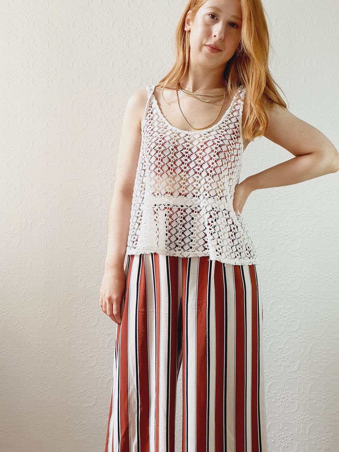 Striped Culottes - S