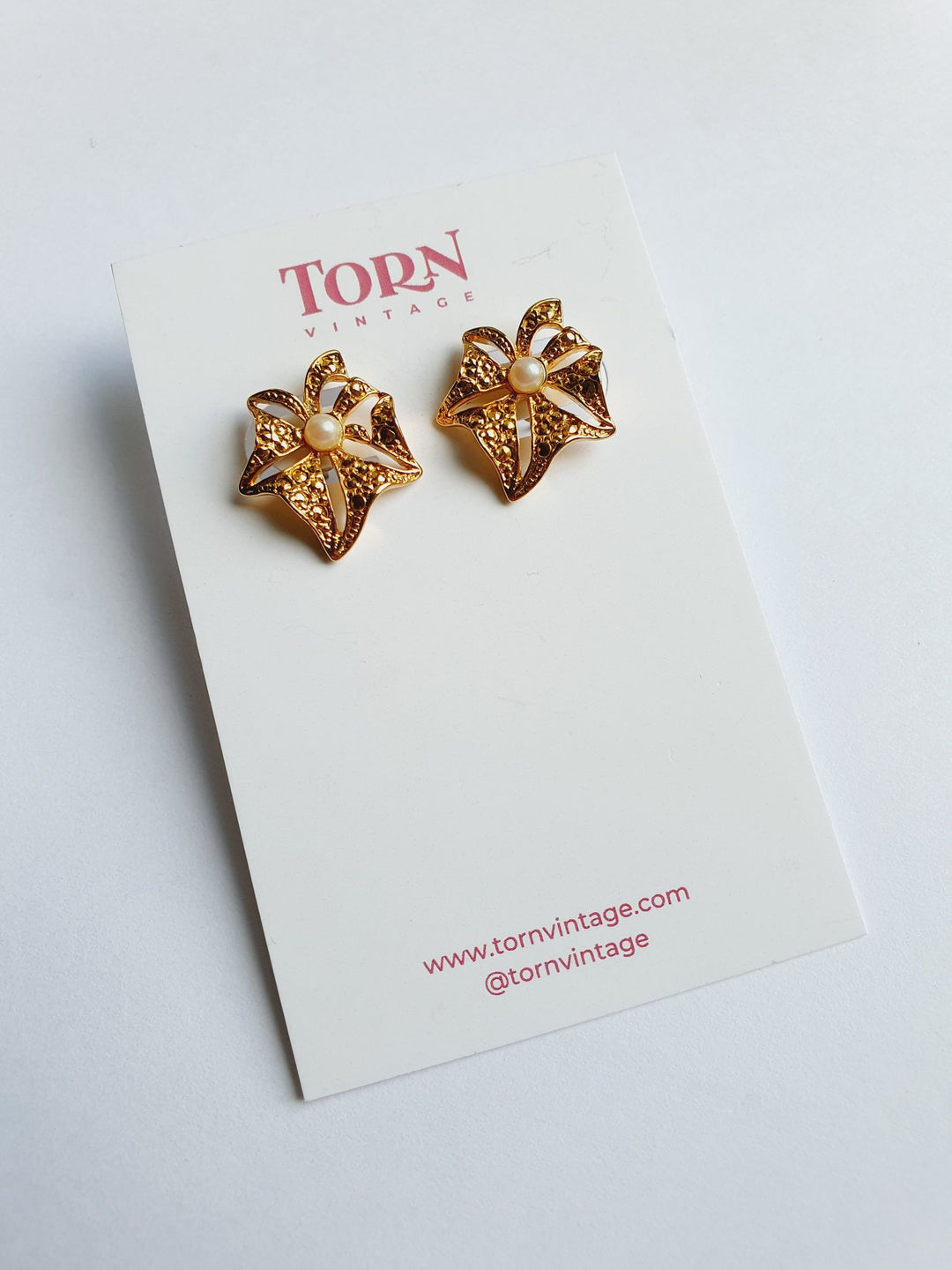 Vintage Gold Plated Earrings